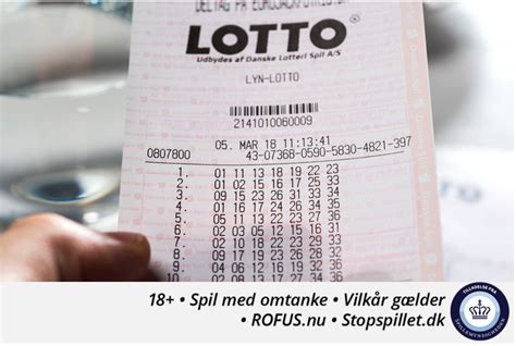 Lotto trækning .